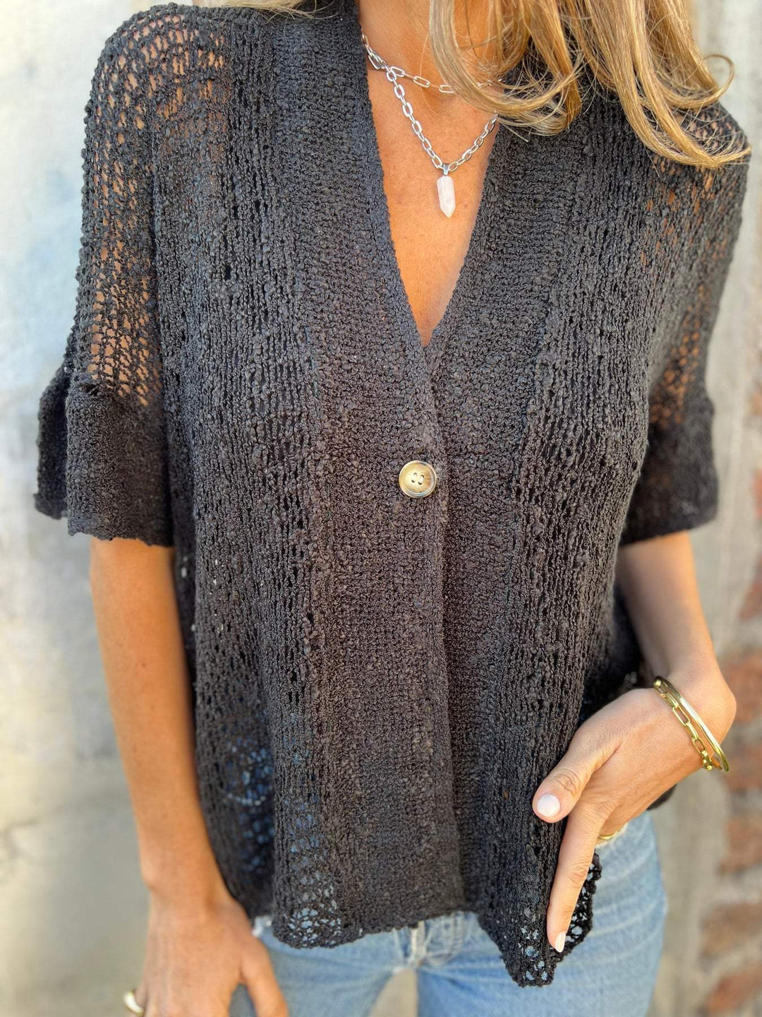 Marie™ - Chic Textured Blouse