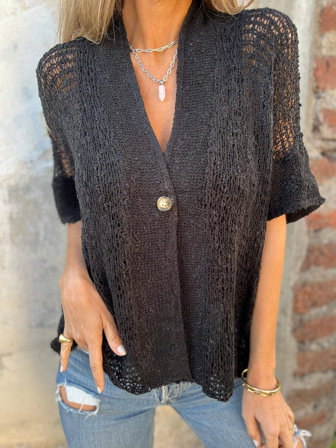 Marie™ - Chic Textured Blouse