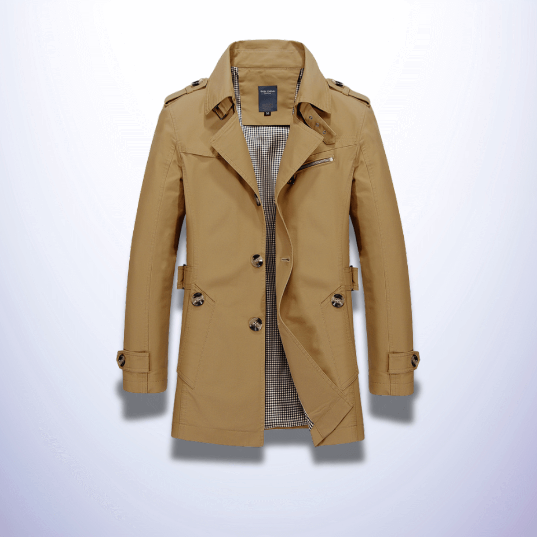 LEDUNTINO Long Section Trench Coat