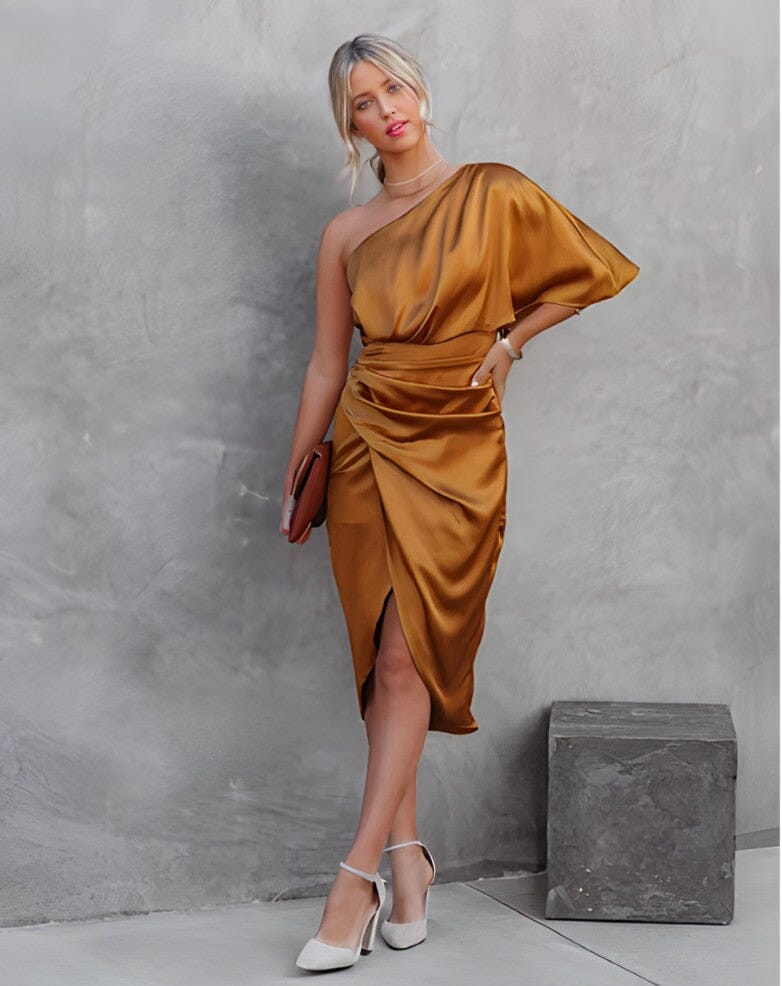 Dhalia | Elegant Asymmetric Dress
