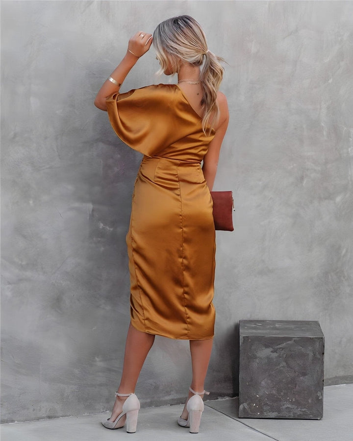Dhalia | Elegant Asymmetric Dress