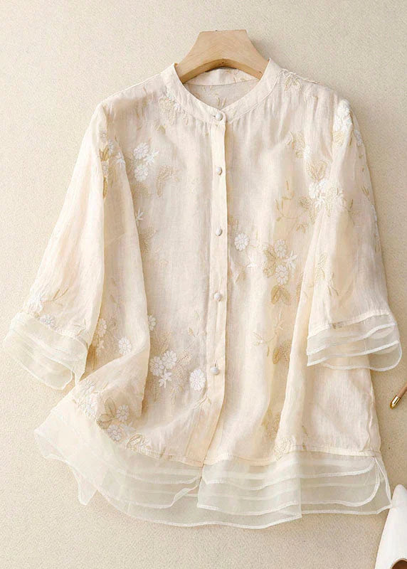 Colene | Elegant Embroidered Blouse