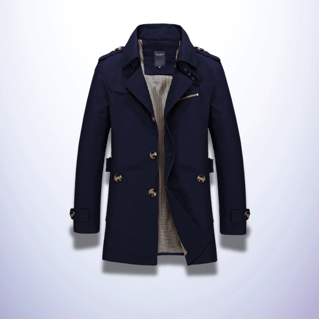 LEDUNTINO Long Section Trench Coat