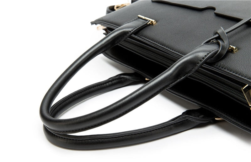 Prolina - Leather Tote Laptop Bag