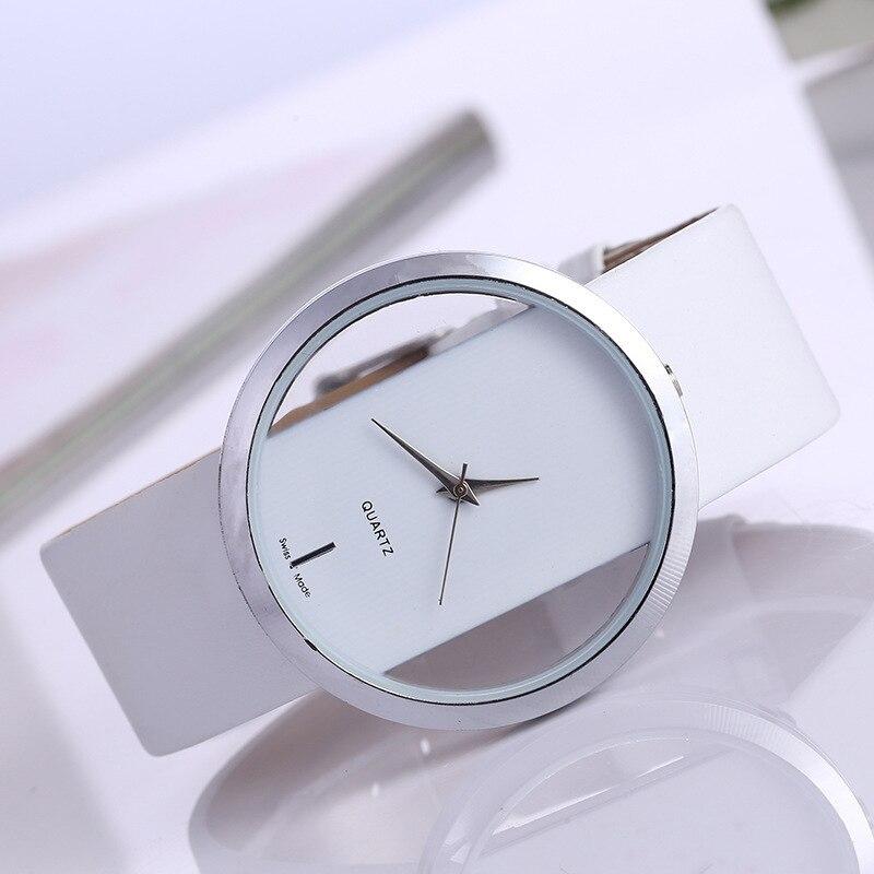 Chic Clear Dial Quartz Timepiece