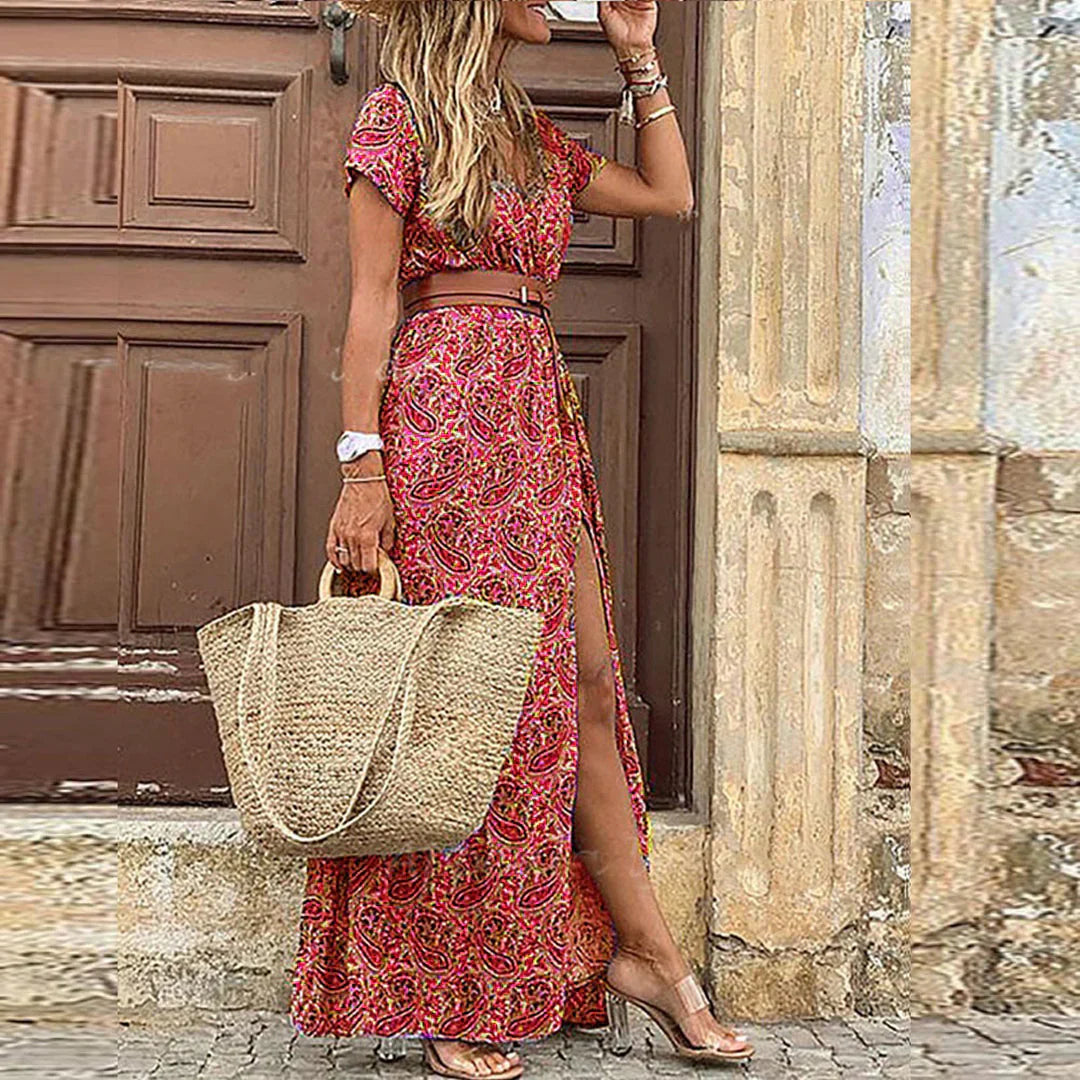 LEANA  | BOHO MAXI DRESS
