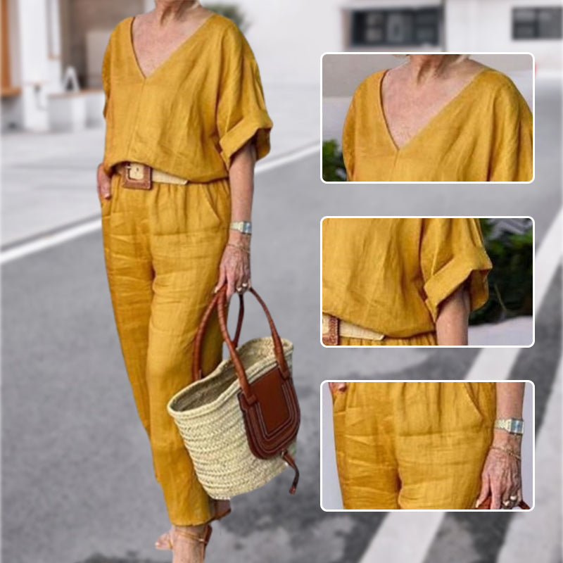 Amalina™ | Elegant Relaxed Two-Piece Set