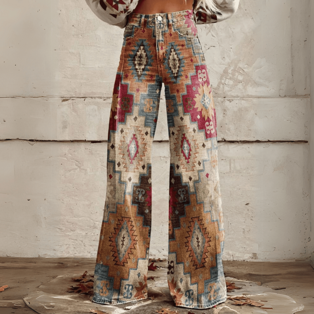 Jeanina® | Retro Bohemian Trousers