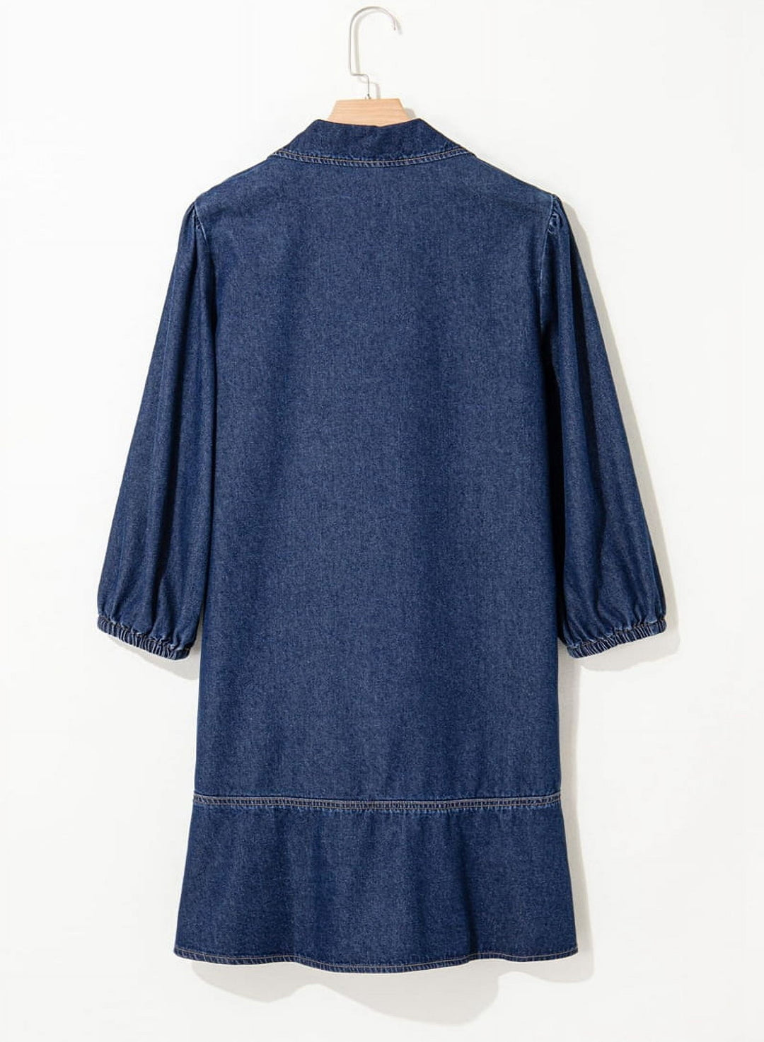 Jeanina® | Casual Babydoll Denim Dress