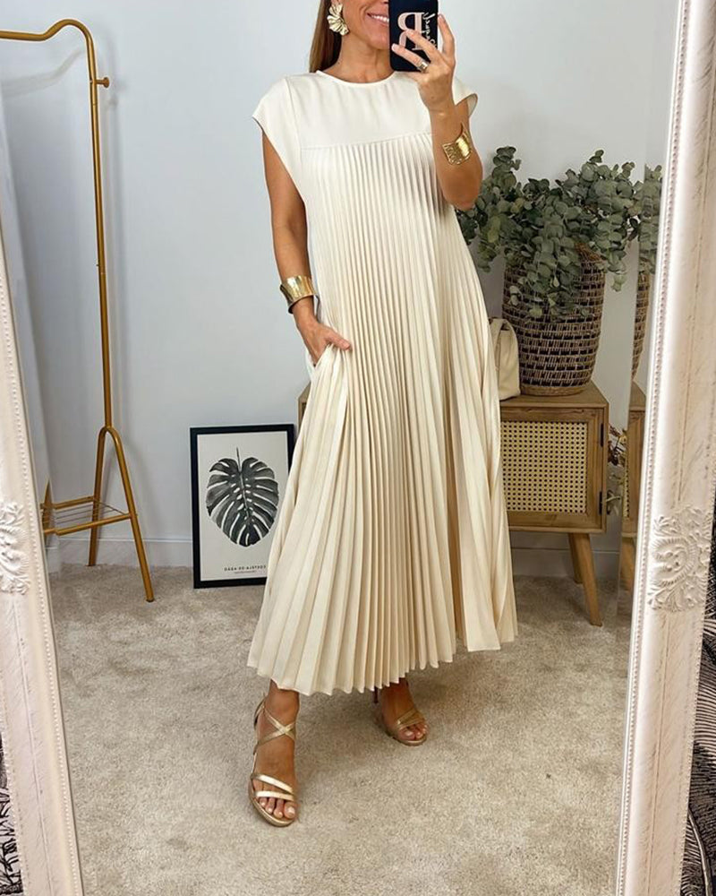 Orly™ Pleated Maxi Dress