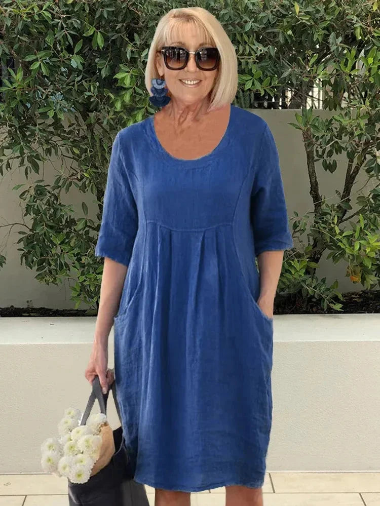 Ruthie | Effortless Elegance Linen Dress