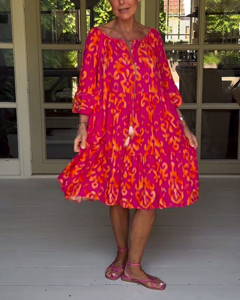 Rica - Casual Printed Dress