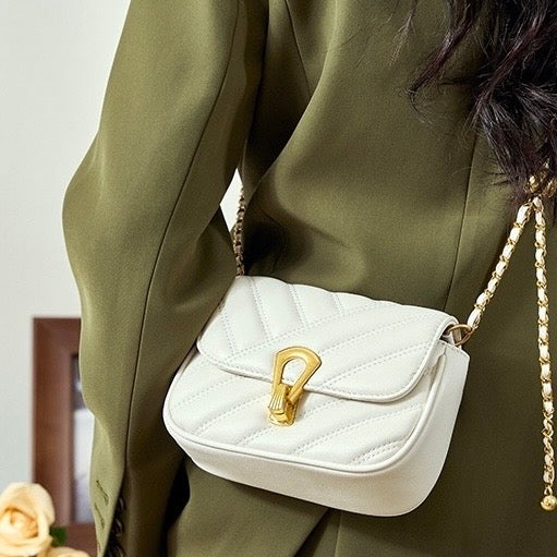 Yarrah | Genuine Leather Mini Chain Shoulder Bag