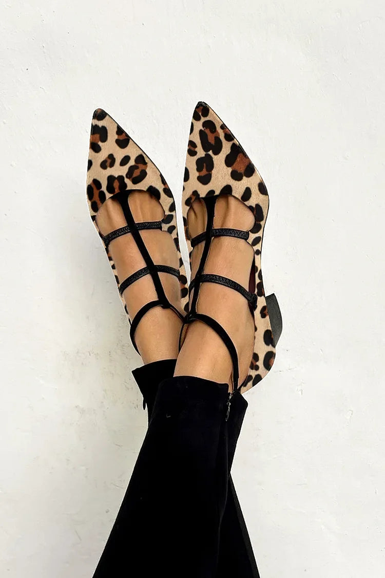 Francesca™ | Animal Print Flat Ballet Shoes