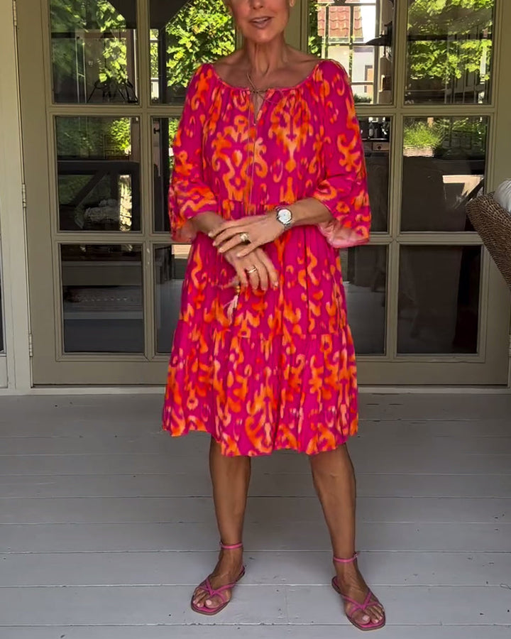 Rica - Casual Printed Dress