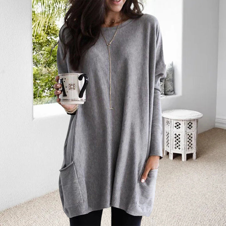 Marion - Women's Oversized Round Neck Jumper