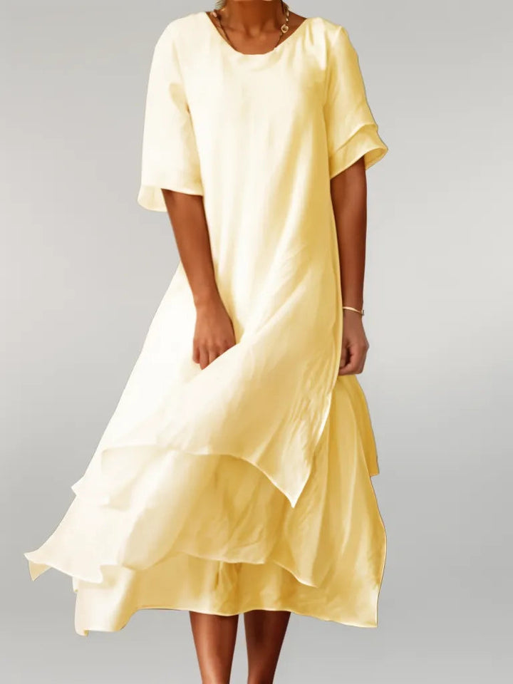 Isilde – Elegant Long Cotton Dress