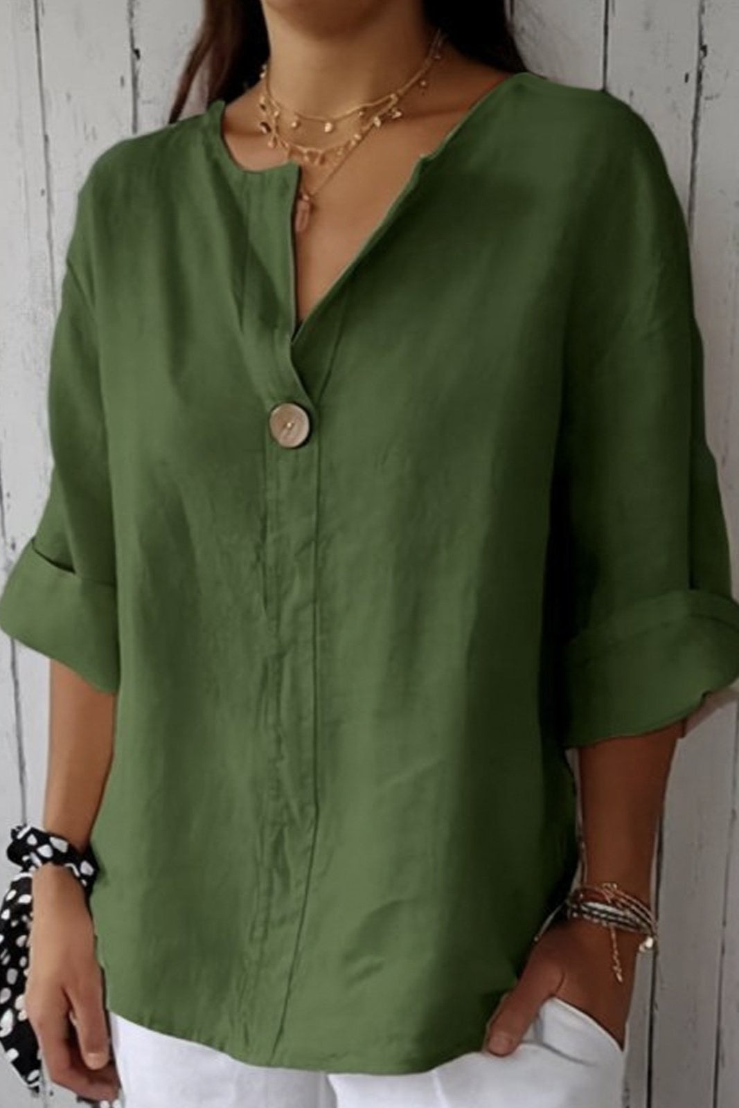 Zamma | Easygoing Linen Blouse
