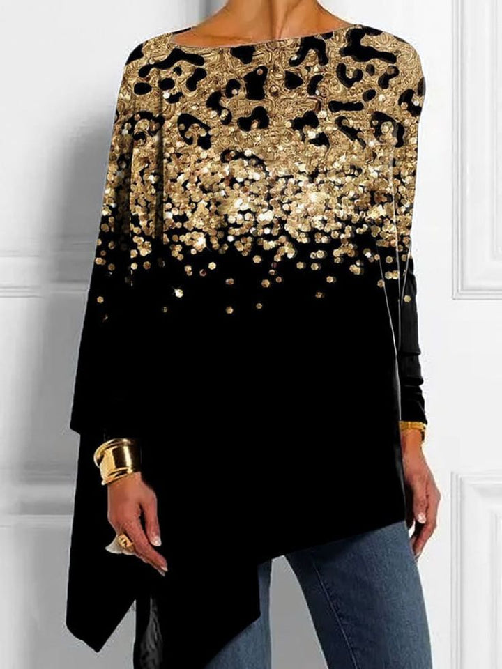 Janelle | Long Sleeve Boat Neck Top