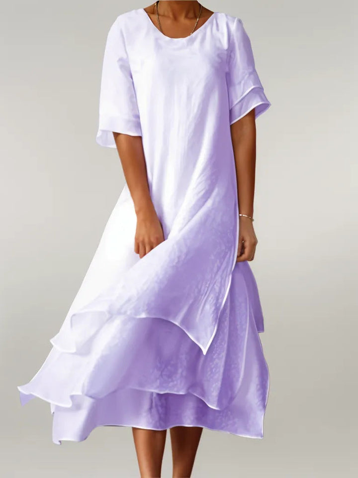 Isilde – Elegant Long Cotton Dress