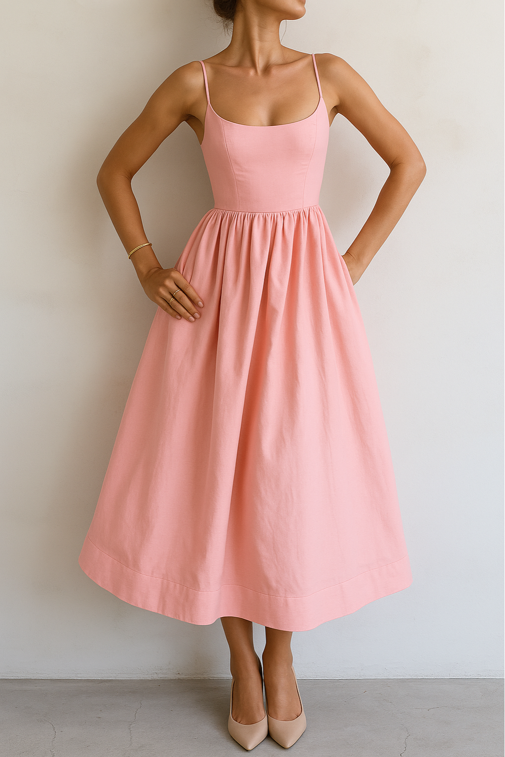Dronning - Chic Sleeveless Dress