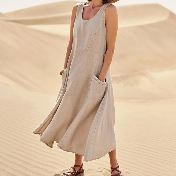 Alina | Sleeveless Maxi Dress