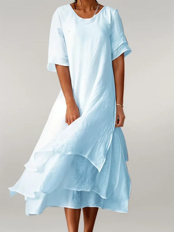 Isilde – Elegant Long Cotton Dress