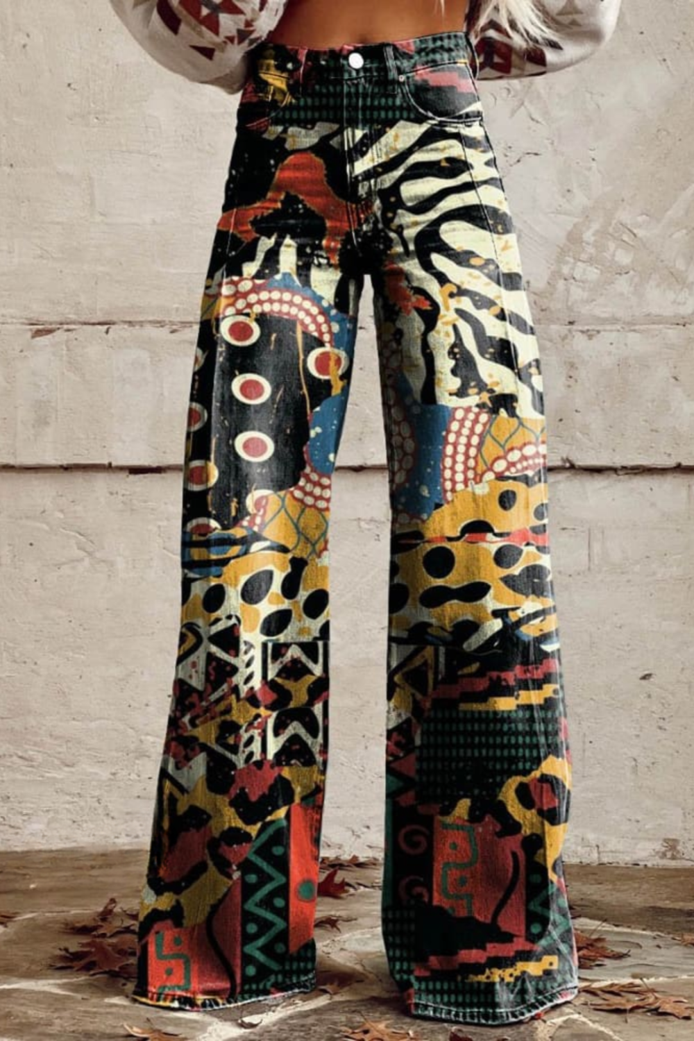 Iris | Retro Wide-Leg Trousers