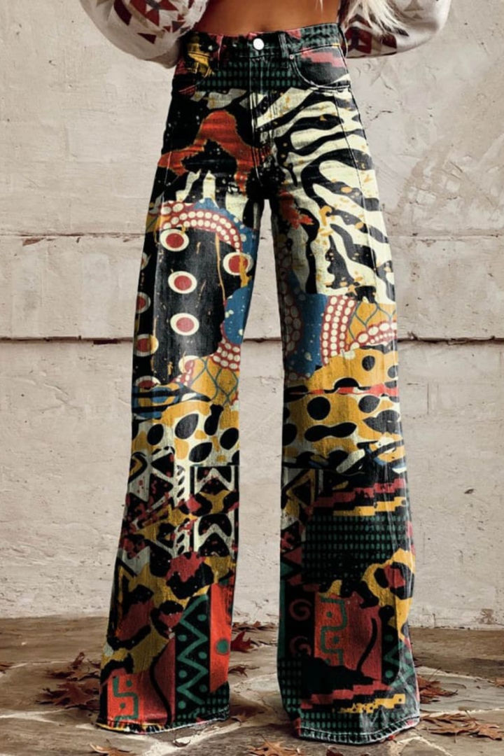 Iris | Retro Wide-Leg Trousers