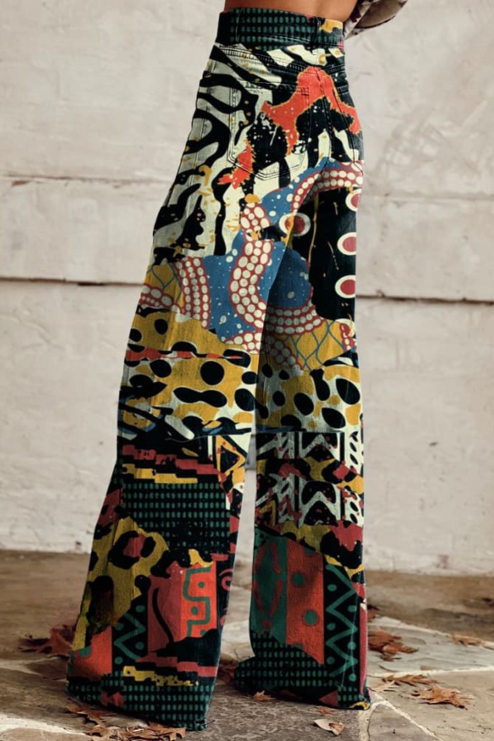 Iris | Retro Wide-Leg Trousers