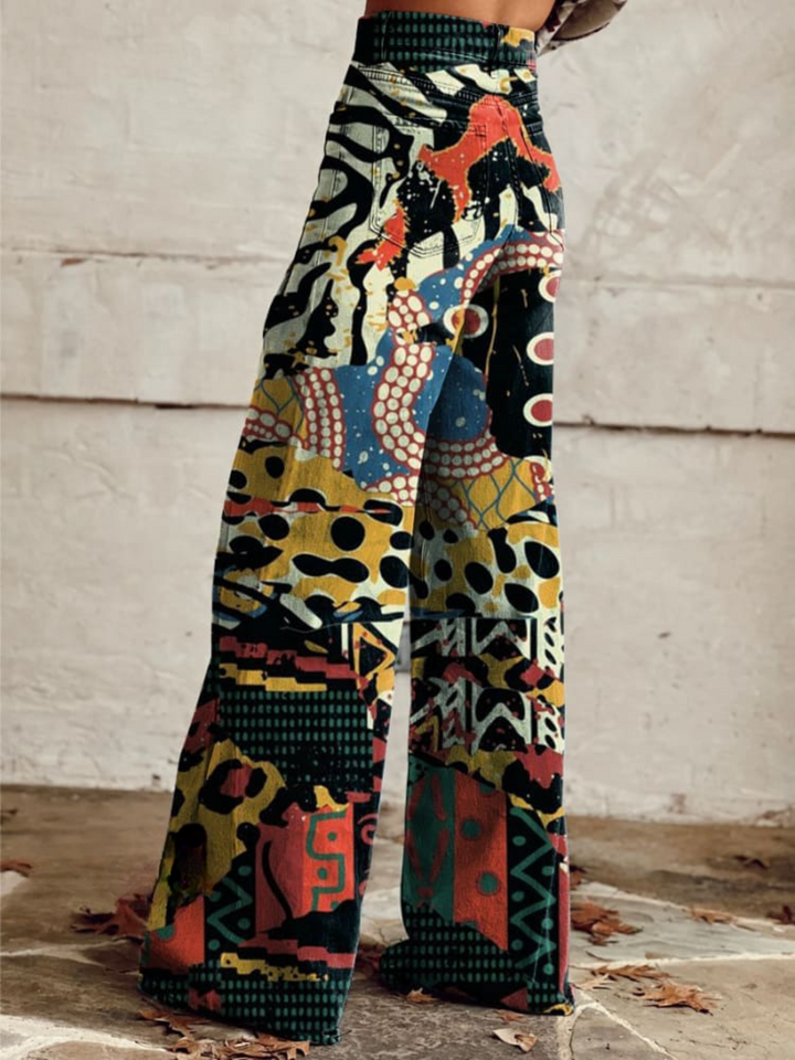 Vintage Flared Pants | Surrealism Style