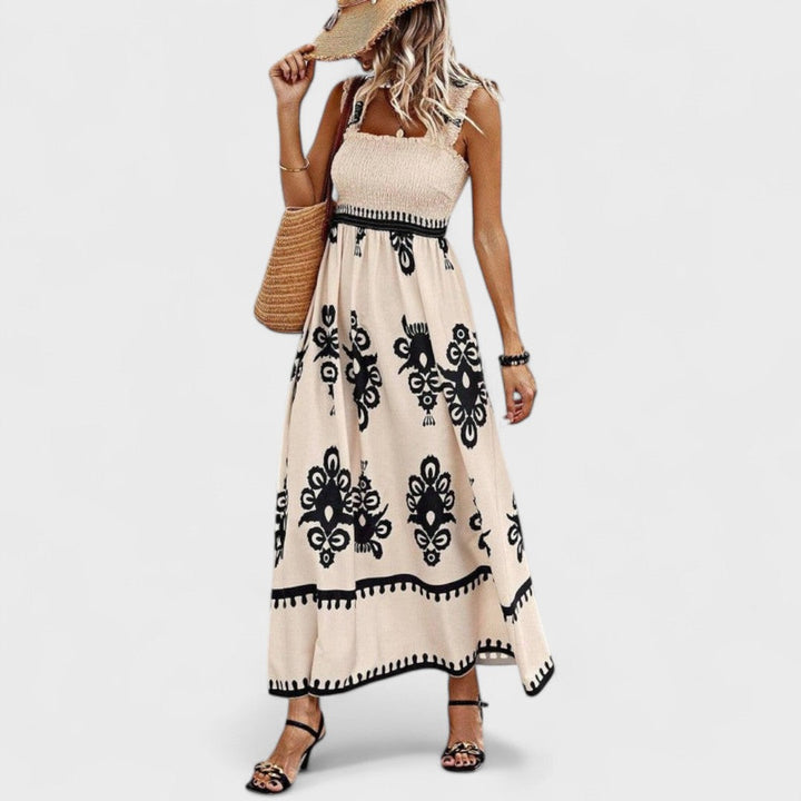 Nereza | Ambachtelijke Jurk met Handgemaakte Borduursels