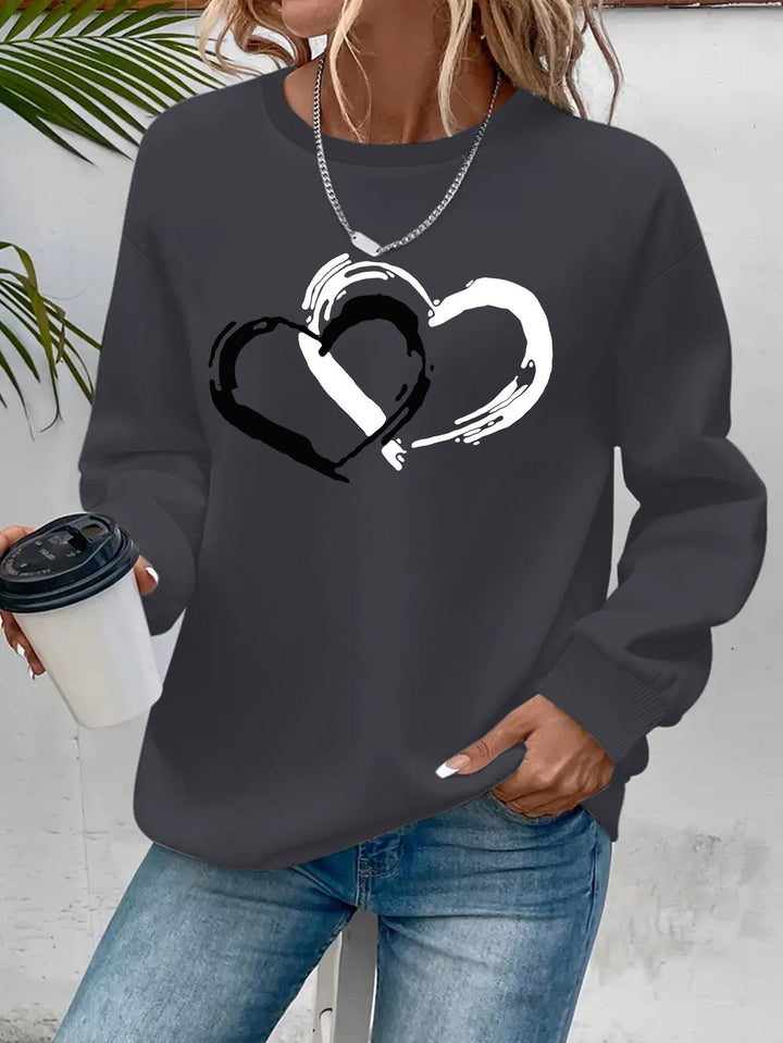 Ines - Elegant Heart Sweater