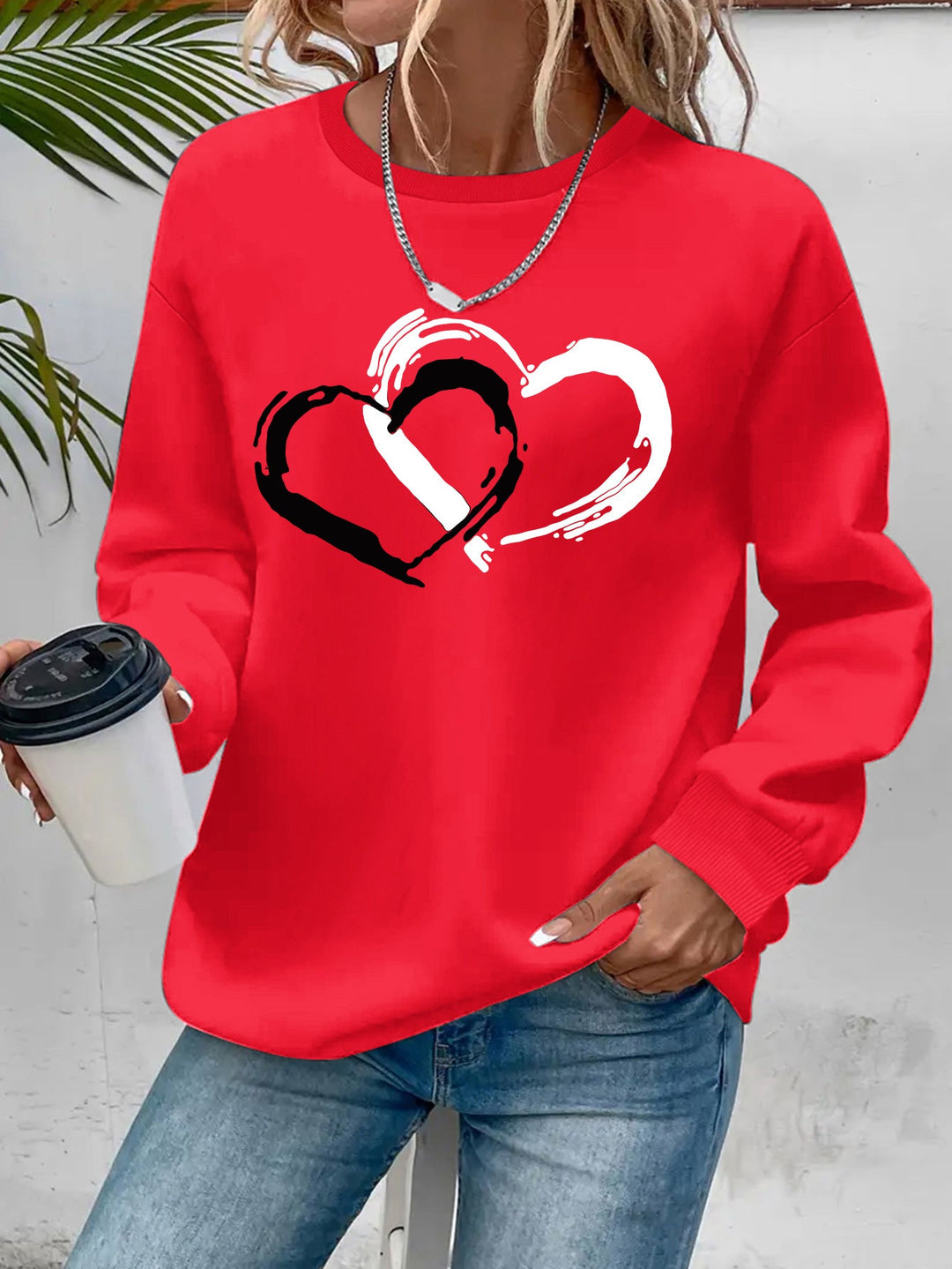 Ines - Elegant Heart Sweater