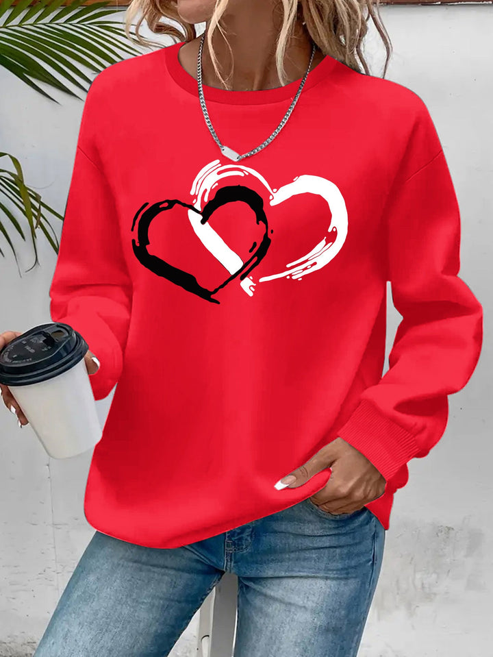 Ines - Elegant Heart Sweater