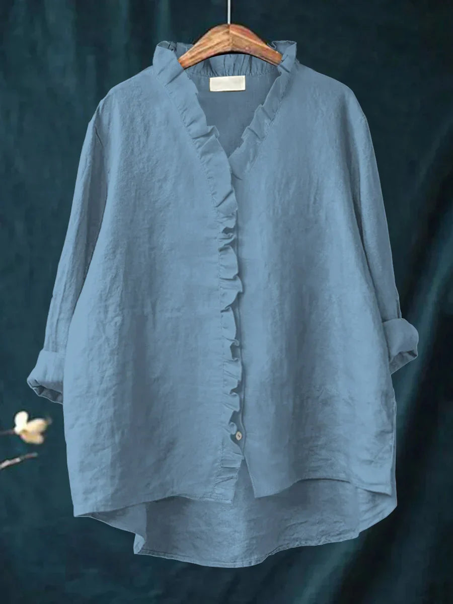 Sanela - Casual Ruffles Shirt
