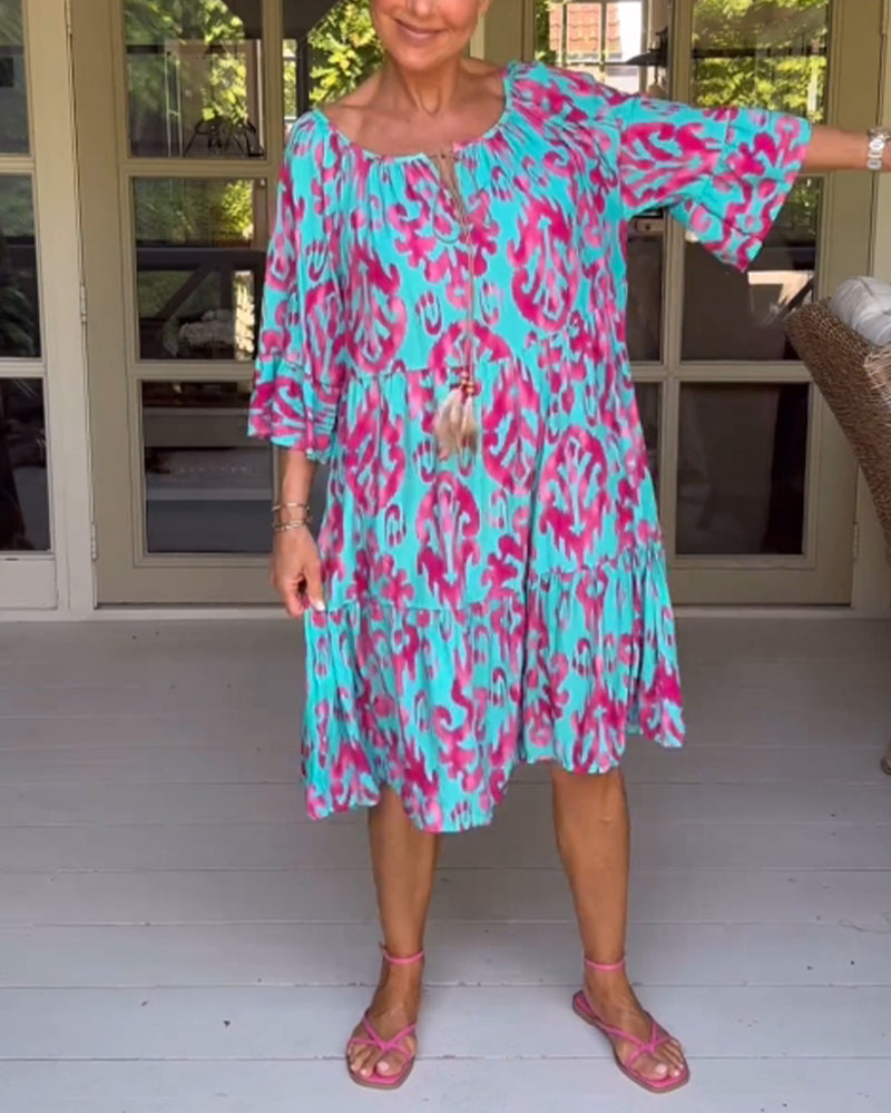 Rica - Casual Printed Dress