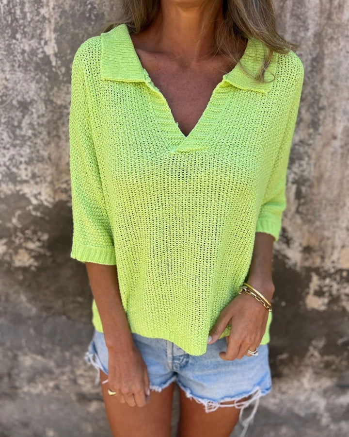 GABRIELLE - BOHO KNIT TOP