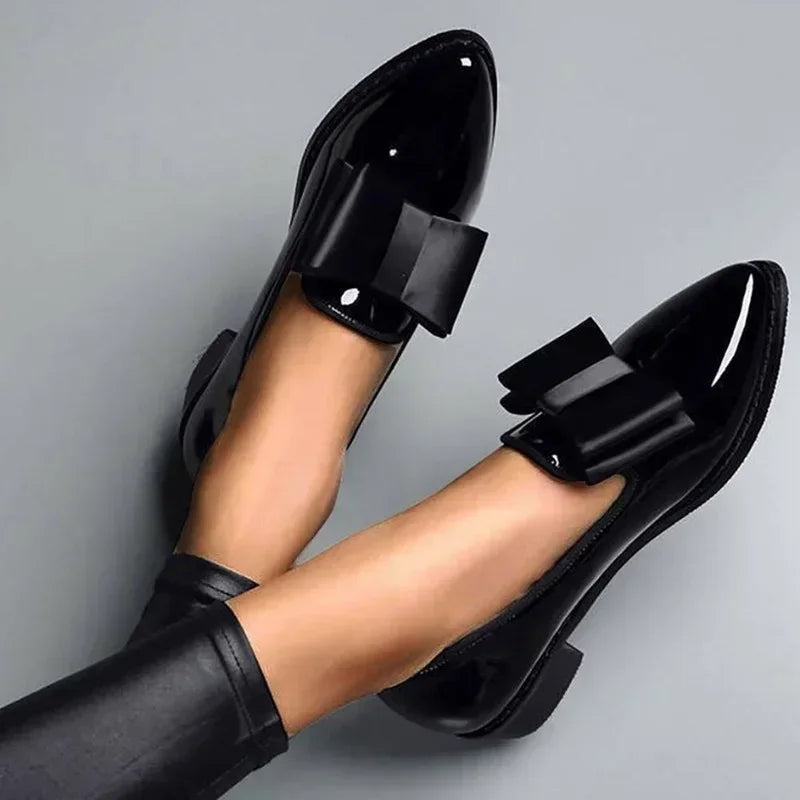 Broome | Eco Leather Bow Flats