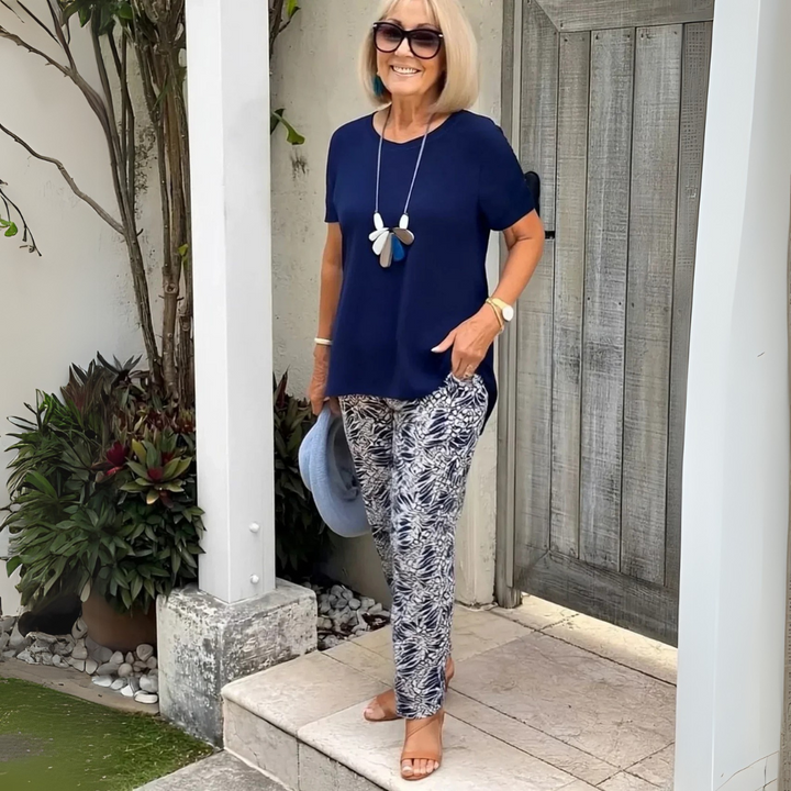 Allegra | Cotton-Blend Two-Piece Set – Effortless Elegance and All-Day Comfort