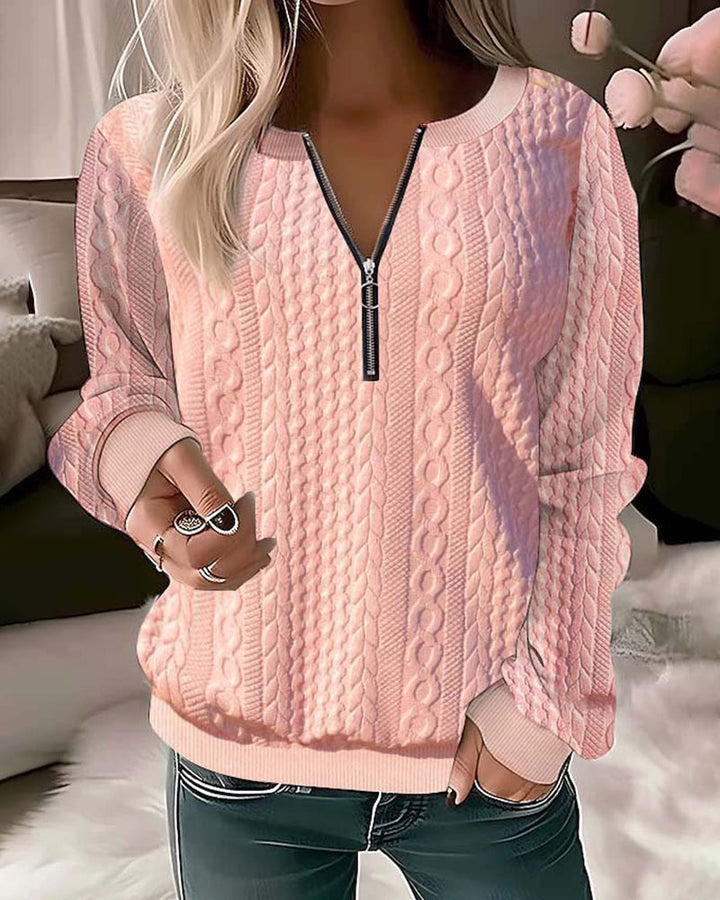 Birgitta Jumper with Zipper