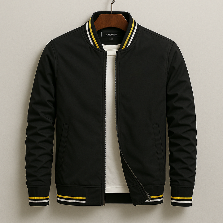 Gleb – Stylish Bomber Jacket with Stripes