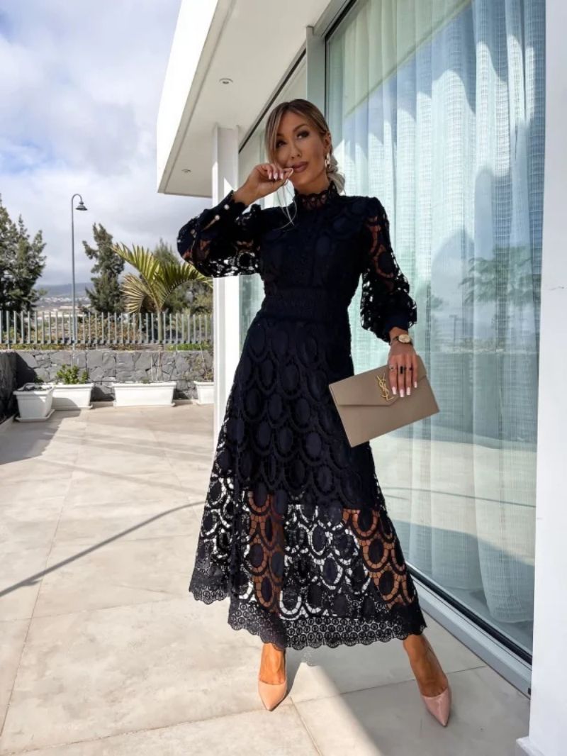 Georgina™ | Stylish French Lace Dress