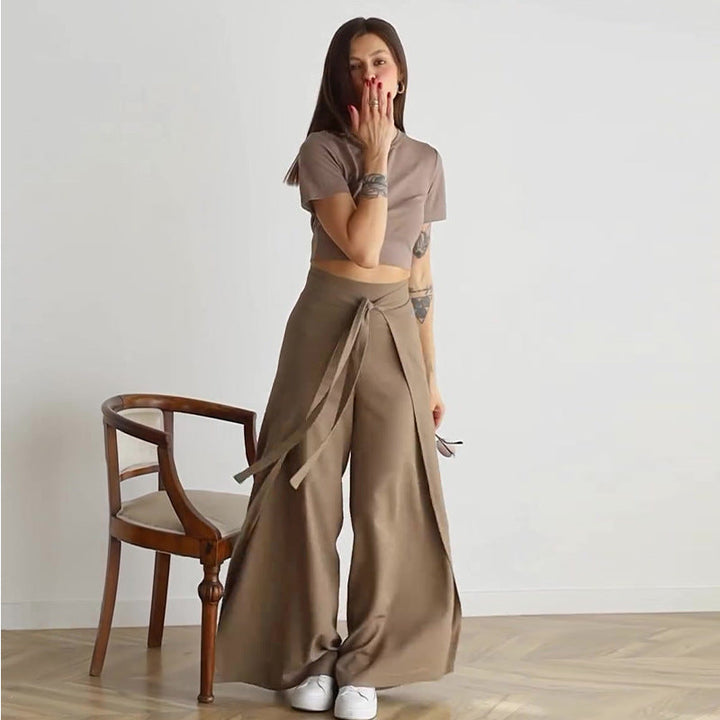 Valentina™ | Wide Linen Pants