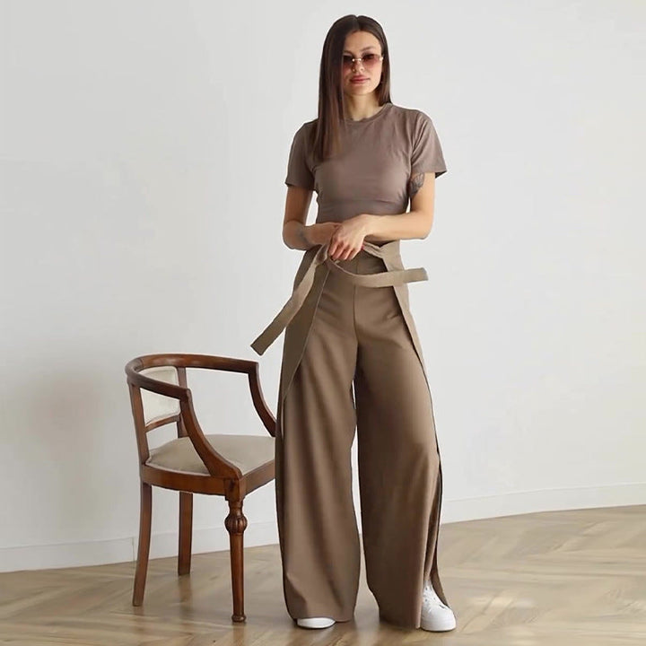 Valentina™ | Wide Linen Pants