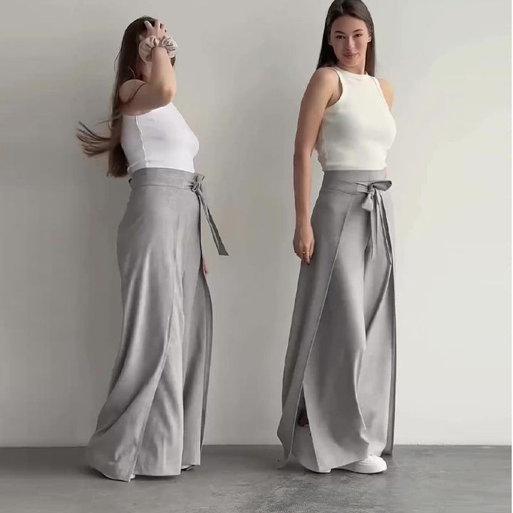 Valentina™ | Wide Linen Pants