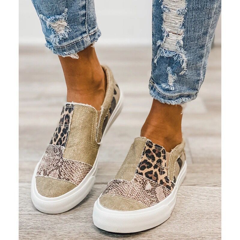 Judie Chic Patchwork Loafers