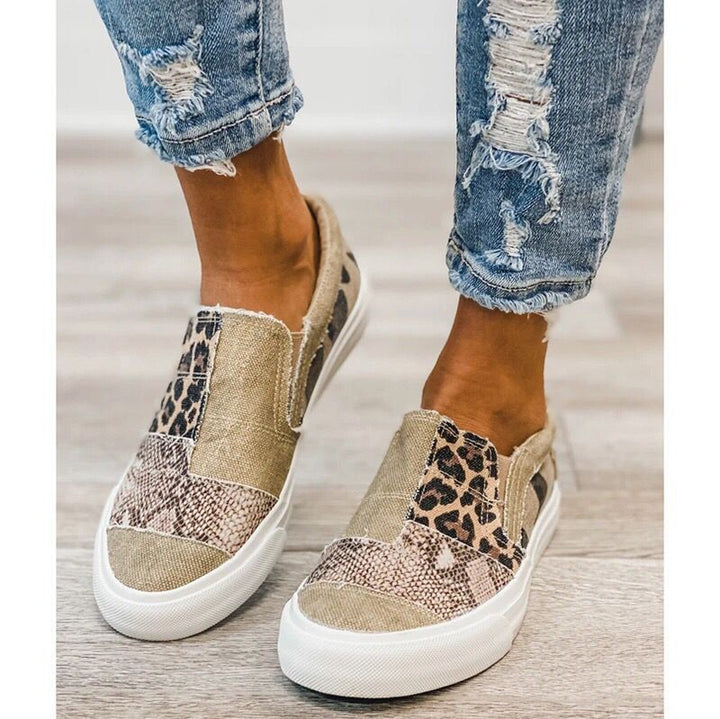 Judie Chic Patchwork Loafers