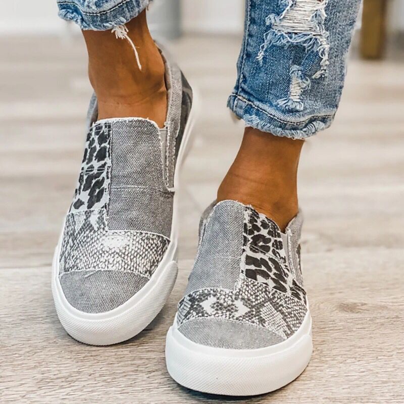 Judie Chic Patchwork Loafers