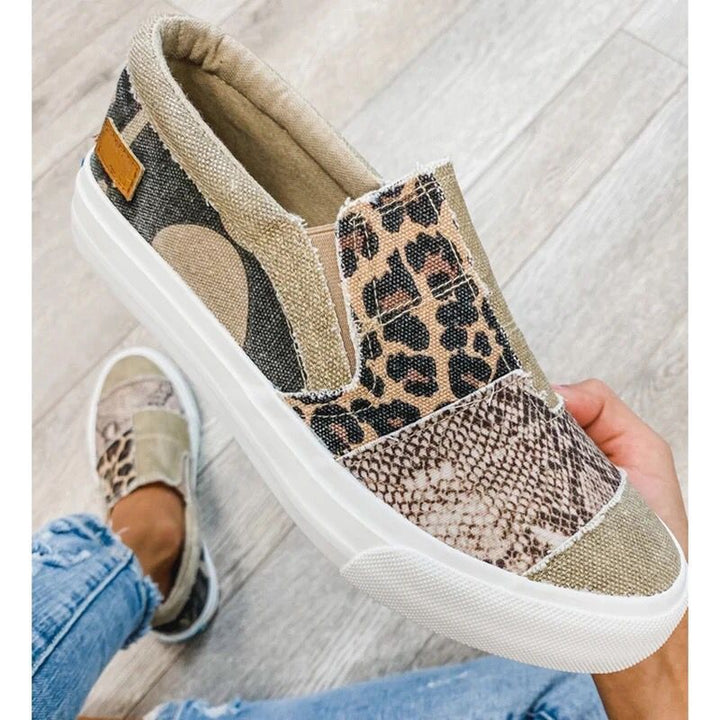 Judie Chic Patchwork Loafers